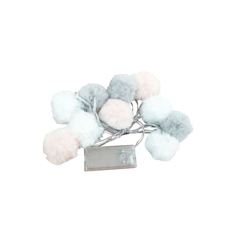 Serie-Luz-Led-con-Pompones-de-Colores-160-cm