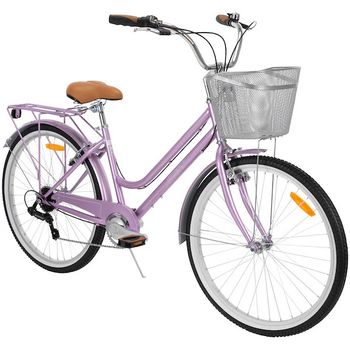 Bicicleta Tipo Crucero Huffy Keaton Rodada 26 Lila