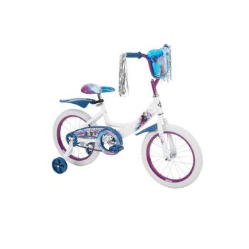 Bicicleta Infantil Huffy Frozen 2 Rodada 16 (Disney) Blanco