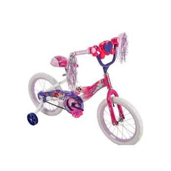 Bicicleta Infantil Huffy Princesas Rodada 16 Rosa