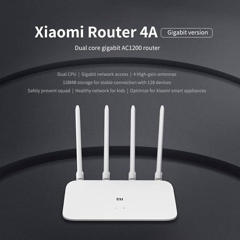 Amplificador-de-WiFi-Xiaomi-Mi-Router-4A-Gigabit-Edition-White