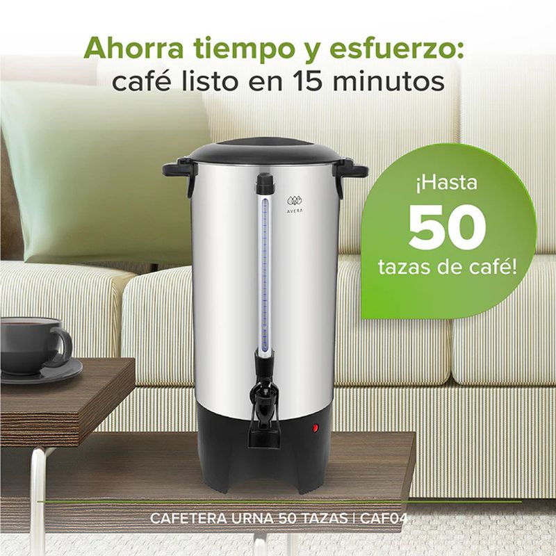 Cafetera-Urna-de-Acero-Inoxidable-Avera-para-50-tazas-un-despachador