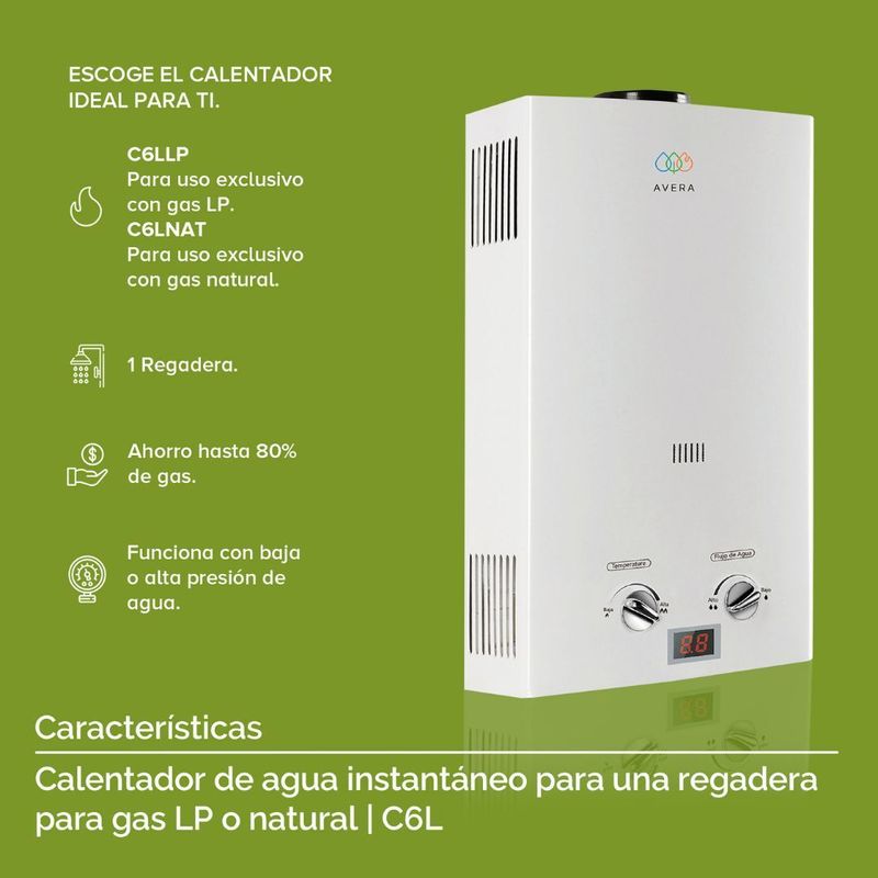 Calentador-de-Agua-Instantaneo-6-Lt.-Gas-LP--Avera