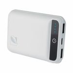 Power-Bank-De-6000-Mah-Con-3-Conectores-Y-Doble-Puerto-Usb-Green-Leaf®-Blanco