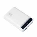 Power-Bank-De-6000-Mah-Con-3-Conectores-Y-Doble-Puerto-Usb-Green-Leaf®-Blanco