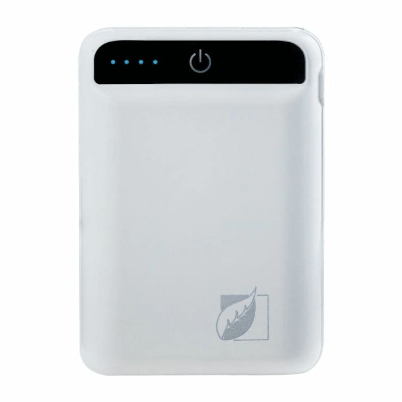 Power-Bank-De-6000-Mah-Con-3-Conectores-Y-Doble-Puerto-Usb-Green-Leaf®-Blanco