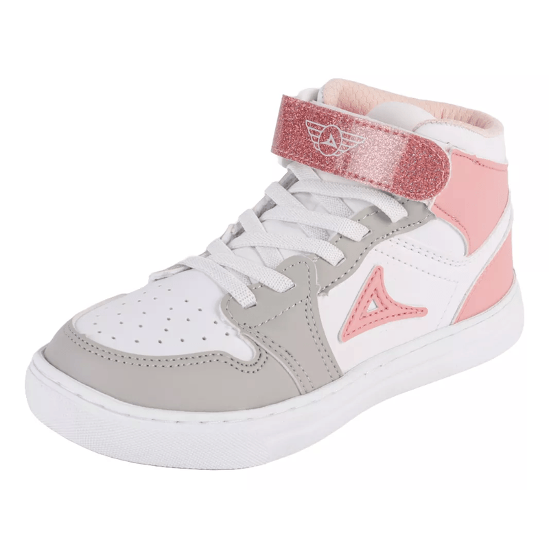 Tenis-Deportivo-Pirma-Blanco-Gris-Rosa--Niña-Mod.-5053