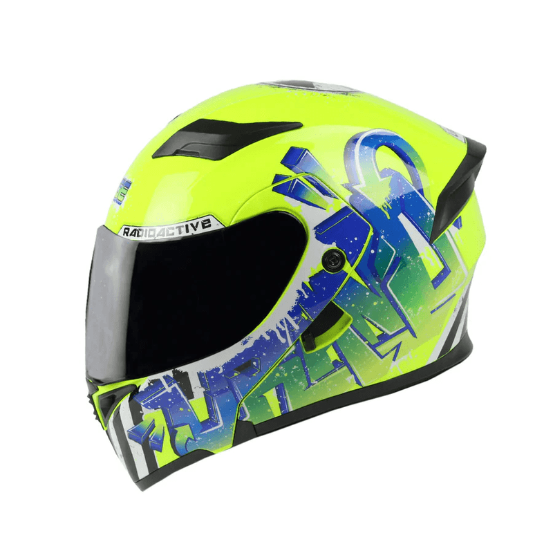 Casco-Edge-Abatible-Boss-Uranio-Amarillo---Verde-Talla-L