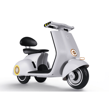 Mini Moto Eléctrica Blanco Infantil Honey Whale Bdq-916