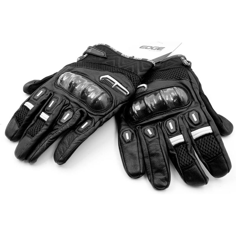 Guantes-De-Cuero-Edge-Color-Negro----Talla-M