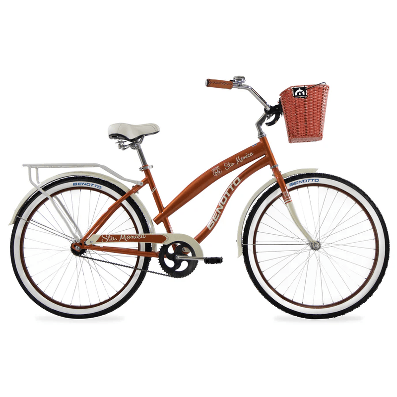 Bicicleta-Benotto-City-Sta.-Monica-R26-1V.-Mujer-Frenos-Contrapedal-Acero-Cobrizo-Blanco-Talla-Un