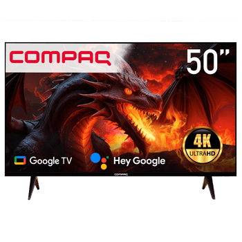 Pantalla Smart Tv Compaq 50” Hd, Google Tv