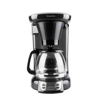 CAFETERA DE 10 TAZAS DIGITAL PROGRAMABLE CON DETALLES EN ACERO INOXIDABLE 800 W. VELVET DIGITAL