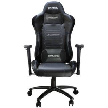 SILLA GAMER ERGONÓMICA DRAGON XT MODELO RACING COLOR NEGRO