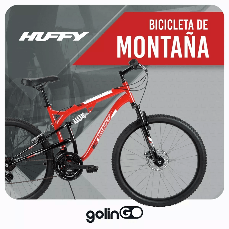 Bicicleta-de-Montaña-Huffy-Highland-Rodada-26-Roja