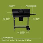 Asador-de-Carbon-Tipo-Tambor-con-Ruedas--Avera