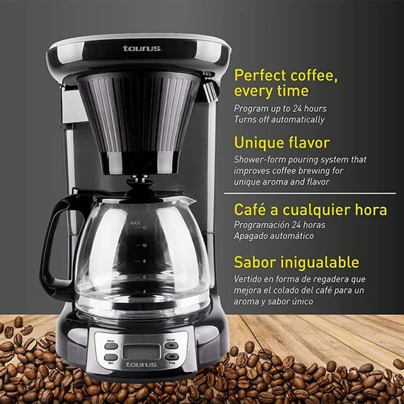 CAFETERA-12-TAZAS-SIN-FILTRO-PERMANENTE-800-WATTS.-VELVET