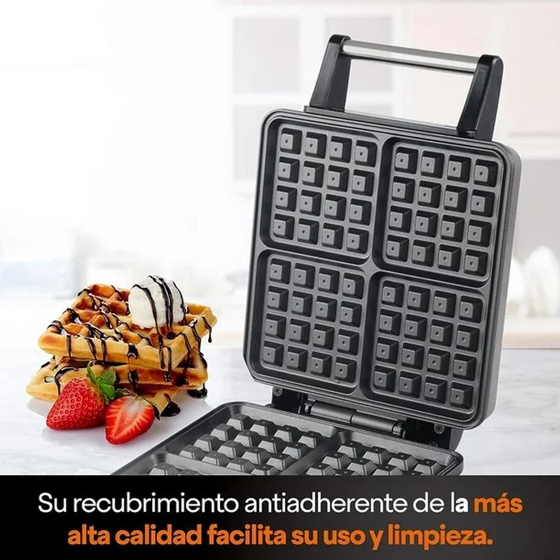 Wafflera-Belga-MasterChef-Heat-Premium-4-Rebanadas-Acero-MK-WM-4SS