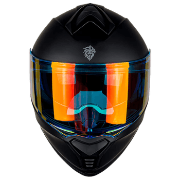 Casco Abatible Kov Thunder Negro Mate Dorado L