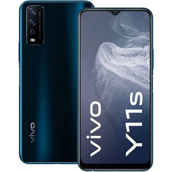 Smartphone Vivo Y11S 6.51" Snapdragon 32GB/3GB Cámara 13MP+2MP/8MP Android 10 Color Negro