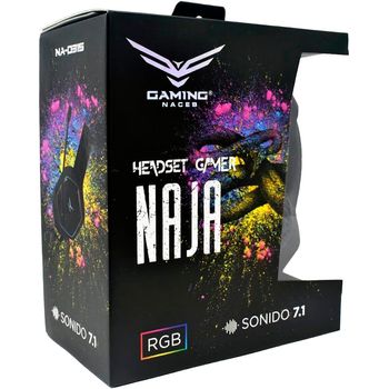 CSG-Audifono Gamer 7.1 Rgb Naja