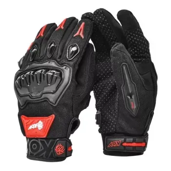 Guantes Kov Delta Negro/Rojo Xl