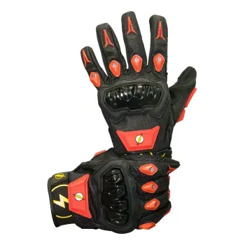 Guantes Delta Dc Flash Negro/Rojo Xl