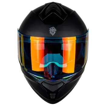 Kov Casco Thunder Led Negro Mate L