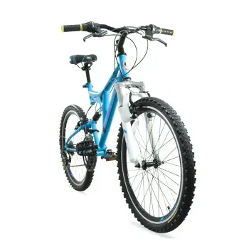 Bicicleta Benotto Montaña Sniper R24 21V. Hombre Frenos "V" Acero Azul/Blanco Talla:Un