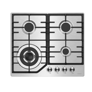 Parrilla De Gas De Acero Inoxidable Nuur Con 4 Quemadores