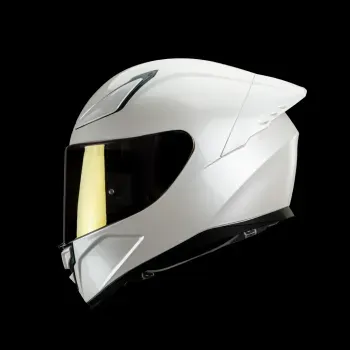 Casco Integral Onix Solid Blanco Perla Brillo L