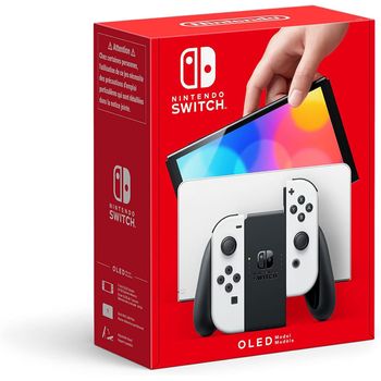 Nintendo Switch Consola OLED- Blanca-